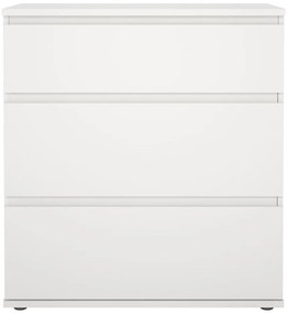 Fehér alacsony komód 77x84 cm Nova – Tvilum