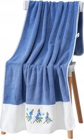 Gyorsan Száradó Nedvszívó Mikroszálas Fürdőlepedő 50x100 cm Kék