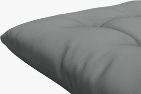 Outsunny 6 darabos kertiszék párna szett, párnázott kültéri párnák, kiváló kényelem, méretek: 40L x 40W cm, Szürke | Aosom