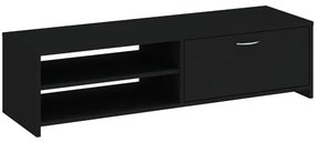 TV-állvány 120 cm, fekete CATCHY