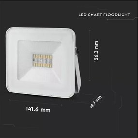 LED Intelligens dimmelhető RGB reflektor LED/20W/230V IP65 fehér