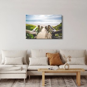 Kép - Bejárat a strandra (90x60 cm)