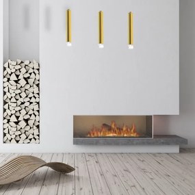 LED Csillár zsinóron GOLDIE 3xLED/15W/230V arany