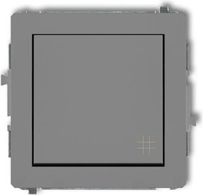 Karlik Deco Keresztcsatlakozó Szürke Matt 27DWP-6