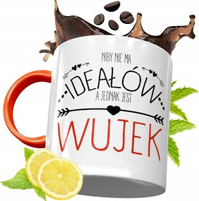 Narancssárga Bögre Nagybácsinak Tökéletes Ajándék fényképes nyomtatással