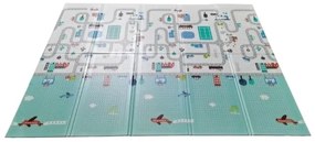 PETITE&MARS - Összecsukható játékszőnyeg CAMPY ELEPHANT&CITY