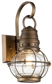 Kichler KL-BRIDGEPOINT-S-NBR - Kültéri lámpatest BRIDGEPOINT 1xE27/60W/230V IP44