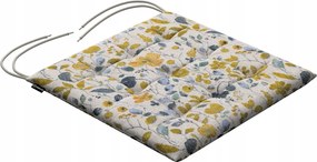 Károly székpárna 40x40 sárga-kék