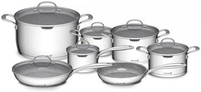 G21 Gourmet Miracle edénykészlet szűrővel, 13 darab, rozsdamentes acél/greblon (6352110)