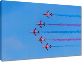 Vászonkép 100x70 Repülőgépek bemutató