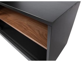 Fekete borovi fenyő TV-állvány 180x50 cm James – WOOOD