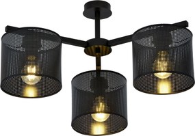 Emibig modern mennyezeti lámpa jordan fekete emi1143/3