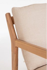 Natúr színű akácfa négyszemélyes kerti lounge szett Danubio – Bizzotto