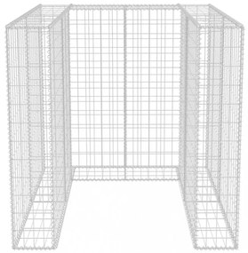 acél gabion 1 db gurulós kukához 110 x 100 x 120 cm