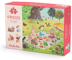 Puzzle La Grande Familie – Moulin Roty