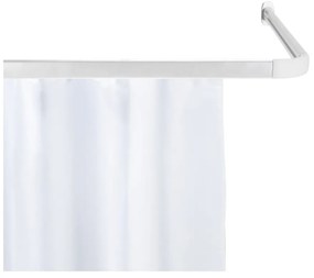 Fehér zuhanyfüggöny rúd Era – Wenko