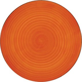 Lamart LT9087 Happy kerámia desszertes tányér, átmérő 19 cm, narancssárga