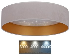 Brilagi - LED Mennyezeti lámpa VELVET STAR LED/24W/230V á. 40 cm  krém/arany