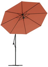 terrakotta konzolos napernyő csereponyva 300 cm