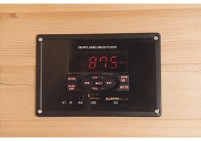 Sauna DeLuxe 3300 Carbon, barna