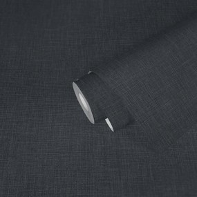 Vinyl tapéta, mosható grafit vászon anyag