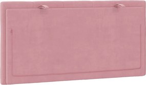 rózsaszín bársony fejtámla párna Hanko 100 cm