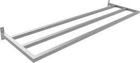 Szekrény polcos cipősszekrény akasztós loft Rozsdamentes 60 cm