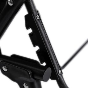 Kempingágy Fekete VENUS