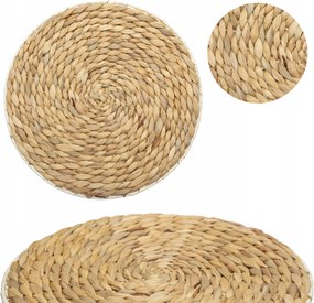 Asztali szőnyeg alátét Tengeri Fű kerek elegáns dekoratív stílus Boho