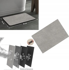 Prémium Gyorsan Száradó Fürdőszobaszőnyeg 60x40 Könnyen Tisztítható A Kád Alatt