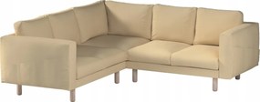 Dekoria Norsborg 4 személyes sarokkanapé huzat Ikea barna