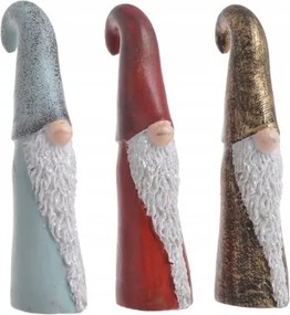 Mikulás figurák 3 db, 7,5cm