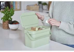SmartStore Collect műanyag hulladékgyűjtő, zöld, 5 l