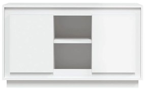 fehér szerelt fa tálalószekrény 102x35x60 cm
