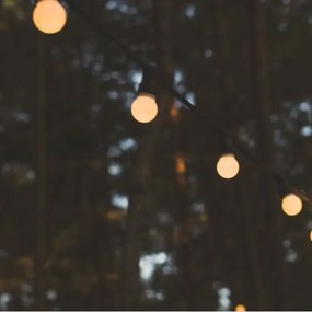 LED kültéri fényfüzér STRING 5m 10xLED/0,5W/230V IP44 3000K