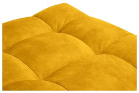 Vesta sárga bársony puff - Windsor &amp; Co Sofas