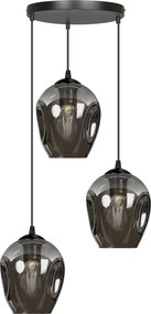 Emibig modern függeszték istar fekete grafit emi680/3prem