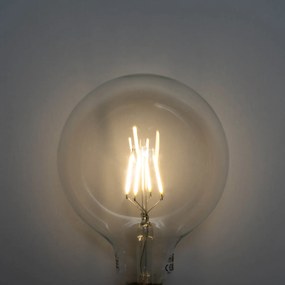 5 db E27 3-lépcsős dimmelhető LED spirál izzószál G125 4W 450lm 3000K