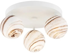 Argon 6291 - Mennyezeti lámpa FABIO 3xE14/7W/230V alabástrom fehér