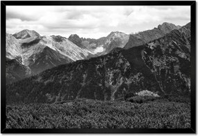 Poszterek keretben 60x40 Tátra Lengyel hegyek Kilátás