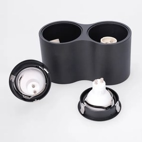 BRILAGI - Spotlámpa MIA DOUBLE 2xGU10/30W/230V fekete