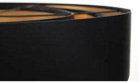 TRINITI lógcsillár 1xE27/60W/230V fekete/arany