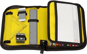 Tolltartó, klapnis, cipzáras, töltött, LEGO Ninjago Dragon Energy, fekete-mintás (L200852502)