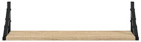 2 db sonoma tölgy fali polc 60 x 15 x 15,5 cm