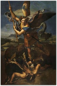 Poszterek 80x120 Mihály arkangyal és a Sátán