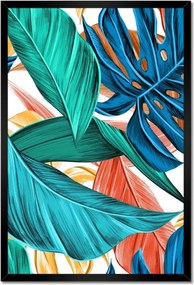 Poszterek keretben 40x60 Levél kompozíció