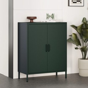 Szafka z półkami VITO, 800 x 1015 x 400 mm, Modern: butelkowa zieleń