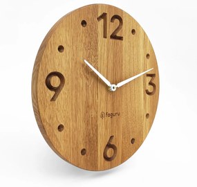 Elegáns fa falióra (Quartz - sweep) TMA-103