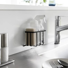 Fekete öntapadós fém mosogatóeszköz tartó Film Hook – YAMAZAKI