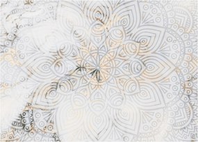 Egy fehér mandala képe (70x50 cm)